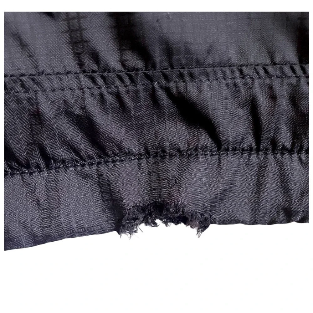 The North Face Full Zip Jacket Black Fleece Lined Lightweight Mens Size‎ L